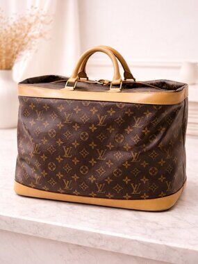 Louis Vuitton Cruiser Monogram Travel Bag | Authentic LV Weekend Tote Bag